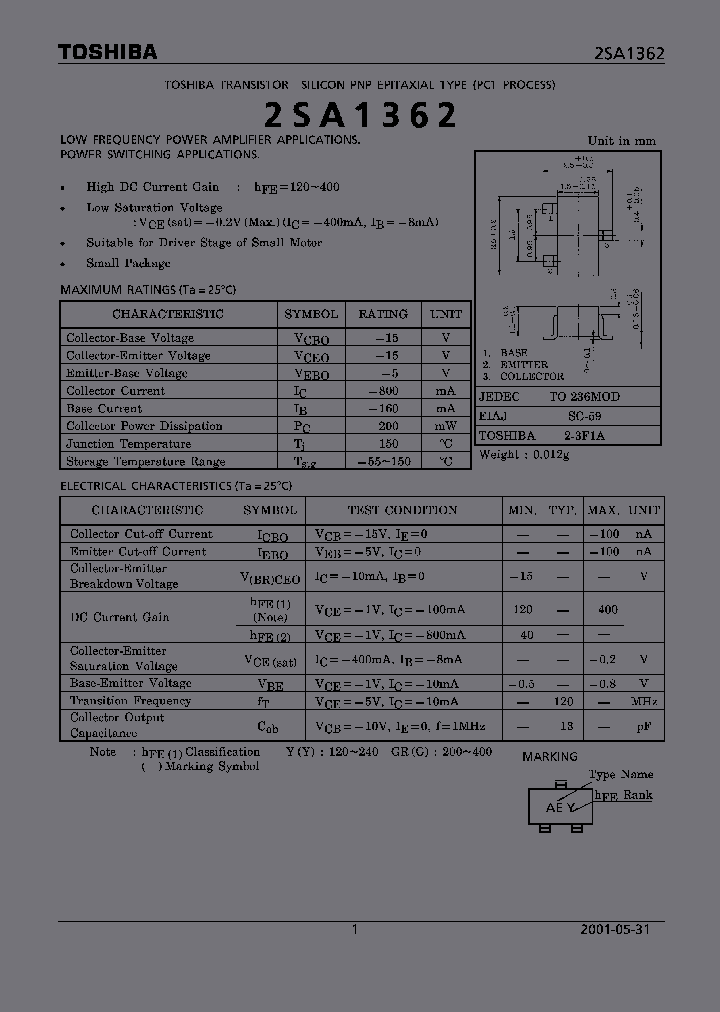 2SA1362GR_2643106.PDF Datasheet