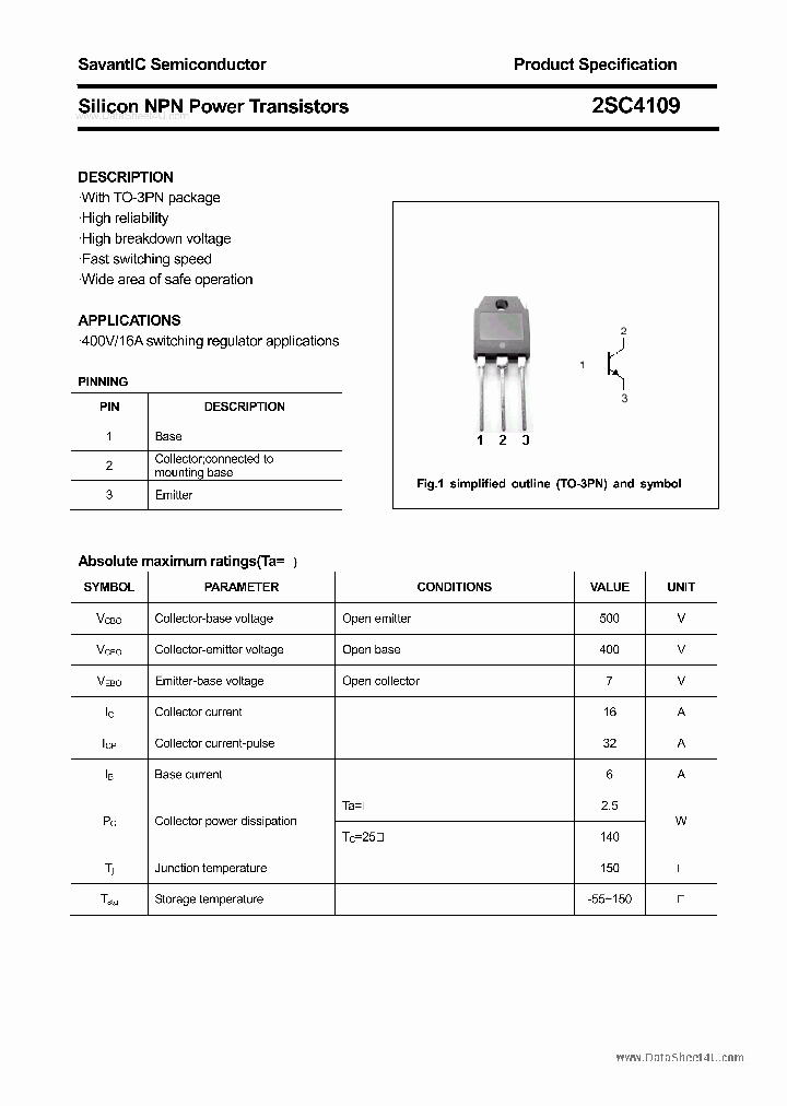 2SC4109_2643267.PDF Datasheet