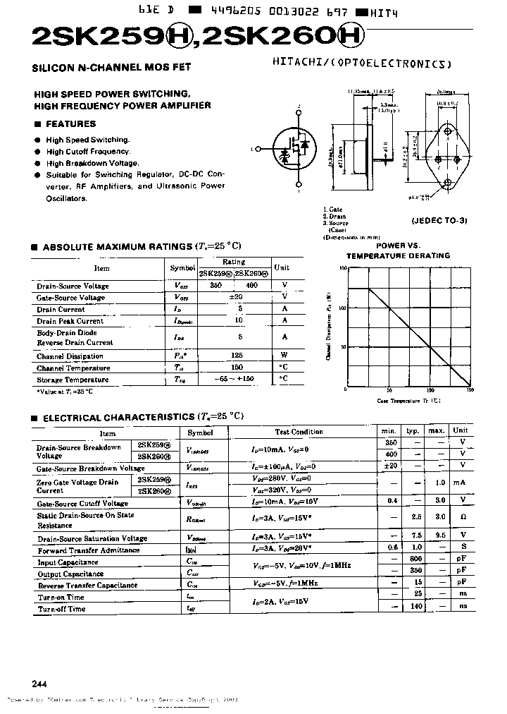 2SK260H_2643415.PDF Datasheet