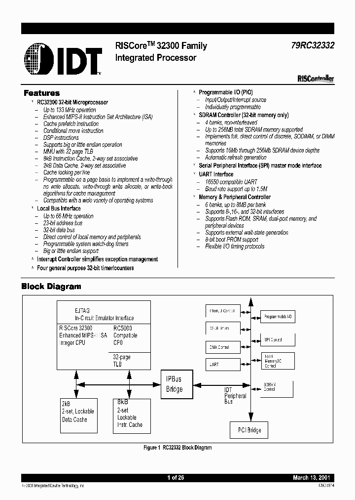 IDT79RC32V332-100DP_2646313.PDF Datasheet
