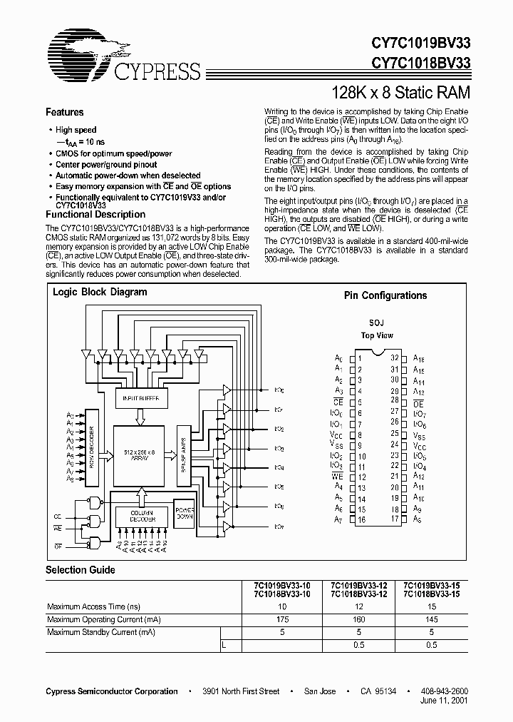 CY7C1018BV33L-12VC_2647613.PDF Datasheet