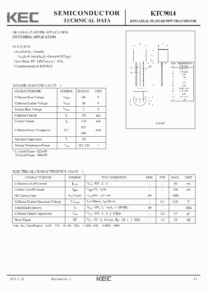 KTC901410_2648517.PDF Datasheet