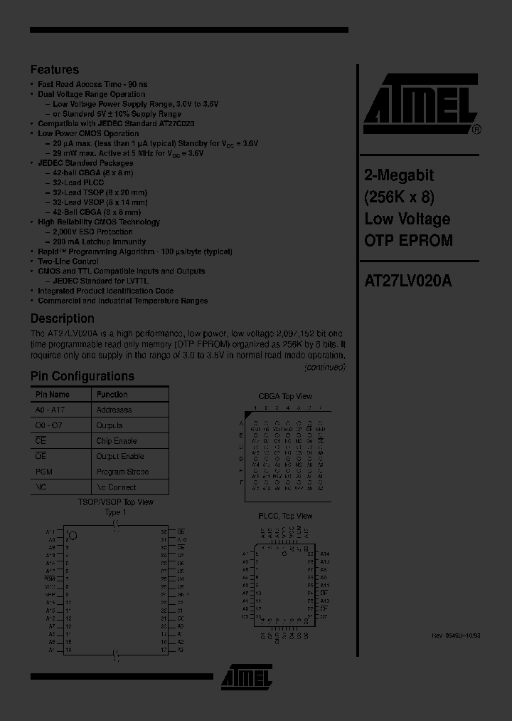 AT27LV020A-12CI_2651593.PDF Datasheet