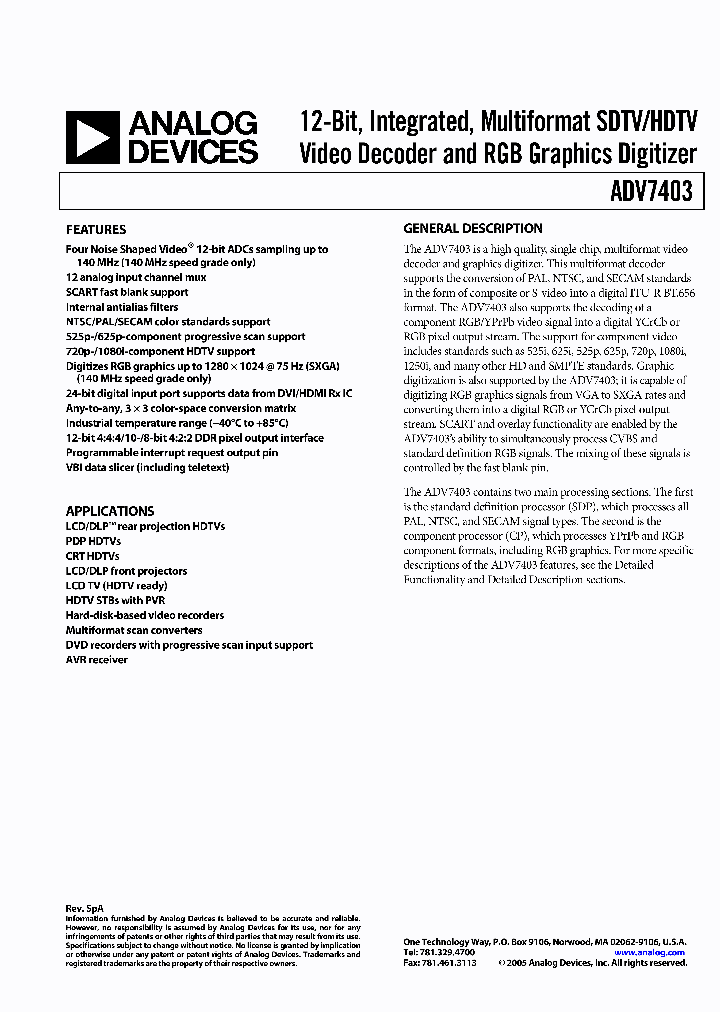 ADV7403KSTZ-1402_2654166.PDF Datasheet