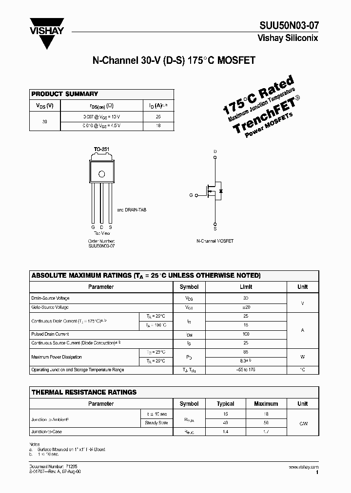SUU50N03-07_2654271.PDF Datasheet