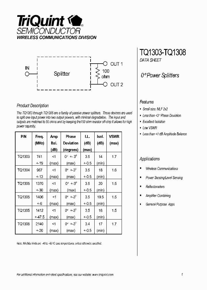 TQ1303-1308_2654318.PDF Datasheet