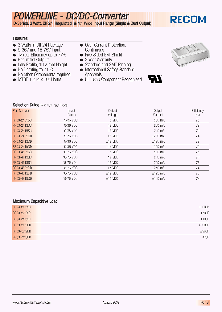 RP03-4805DD_2655444.PDF Datasheet