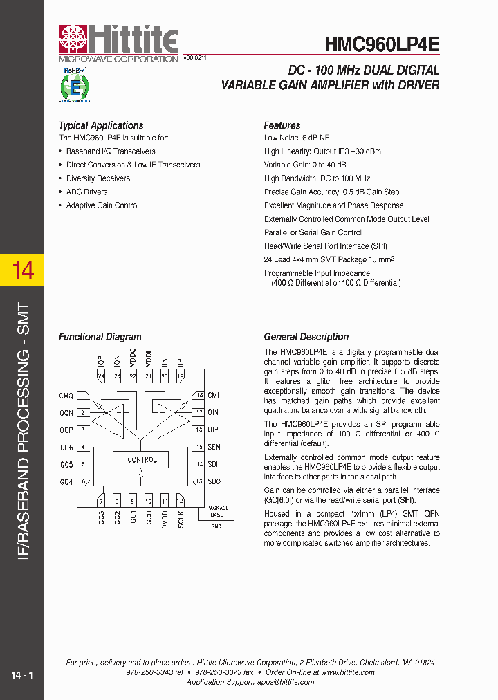 HMC960LP4E_2654167.PDF Datasheet