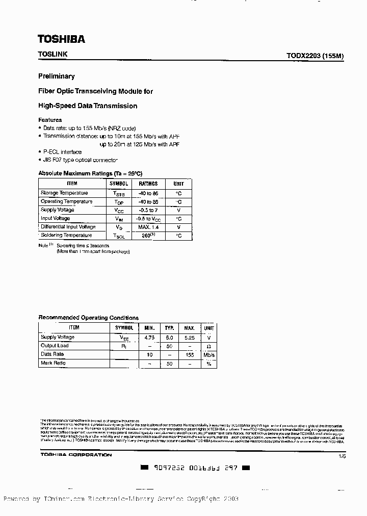 TODX2203_2660540.PDF Datasheet