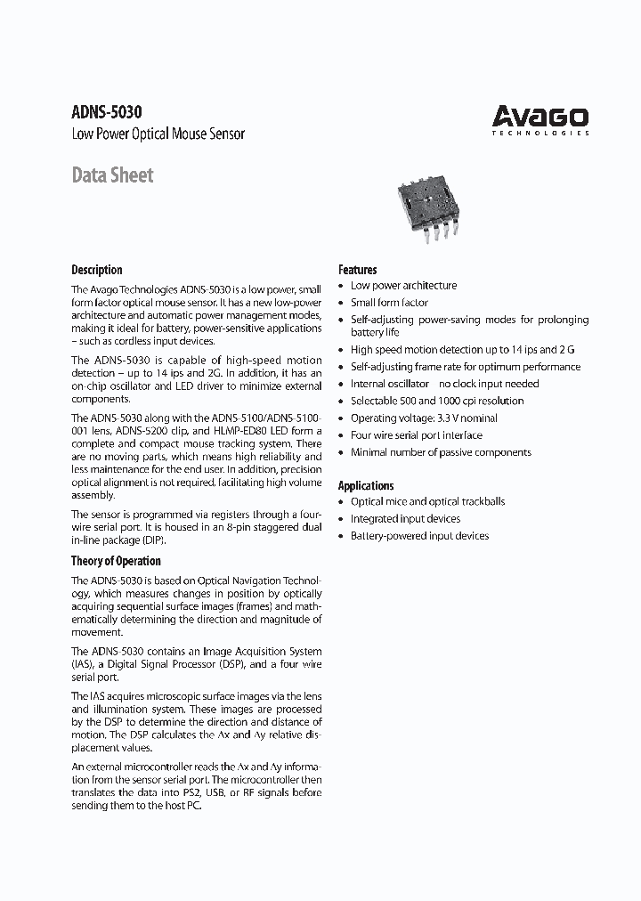 ADNS-5030_2659308.PDF Datasheet
