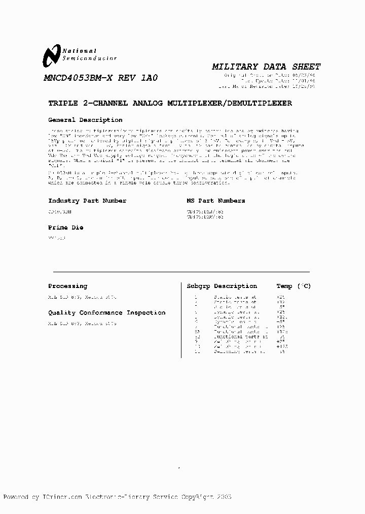 CD4053BMJ883_2661889.PDF Datasheet