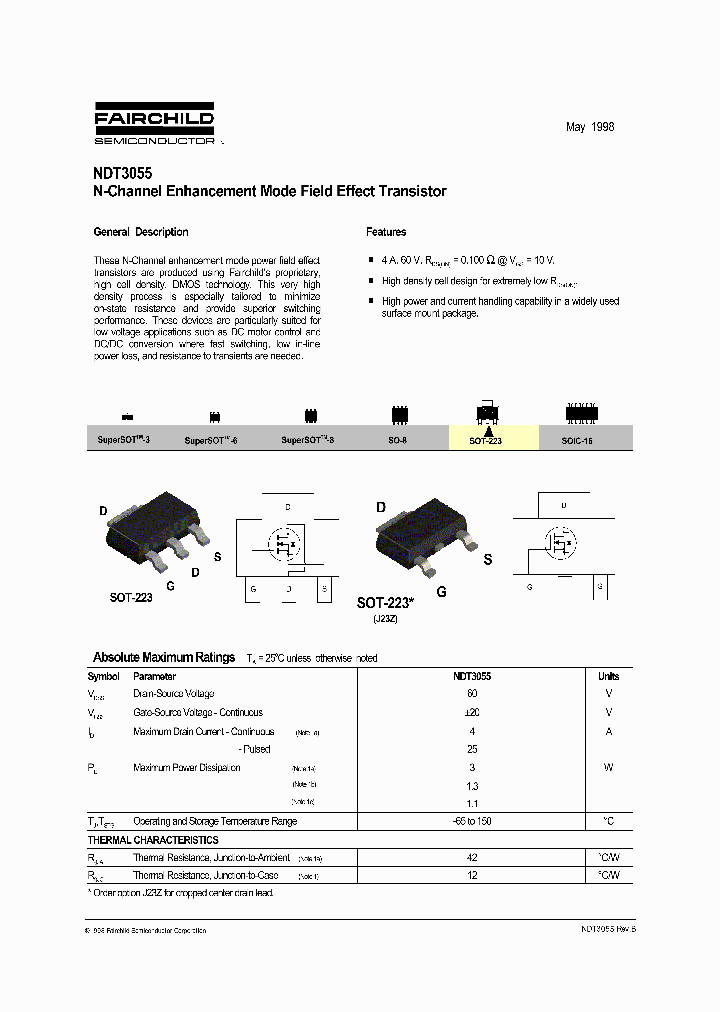 NDT3055J23Z_2663590.PDF Datasheet