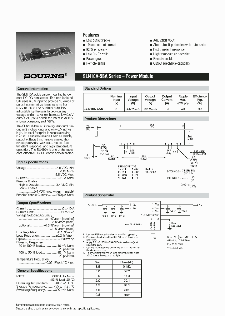 SLN10A-5SA_2664627.PDF Datasheet