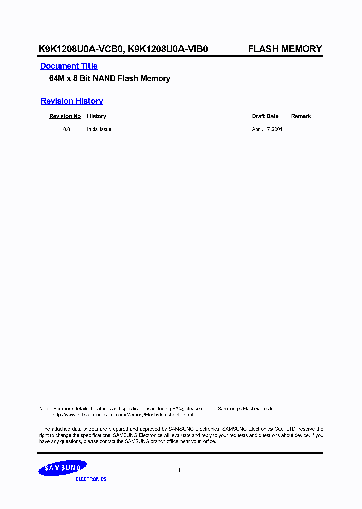 K9K1208U0A-VCIB0_2664969.PDF Datasheet