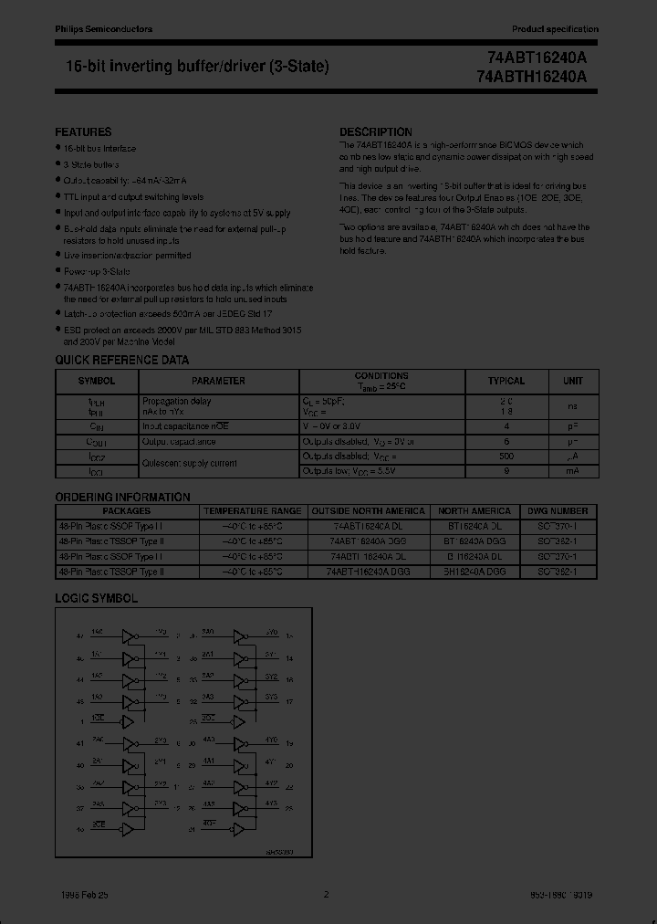 74ABT16240ADL-T_2665001.PDF Datasheet