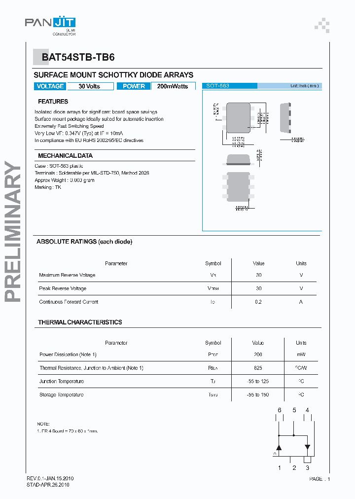 BAT54STB-TB6_2665388.PDF Datasheet