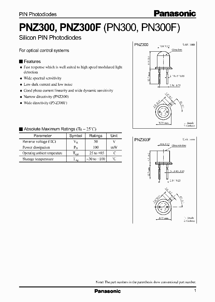 PNZ300PNZ300FPN300PN300F_2666752.PDF Datasheet