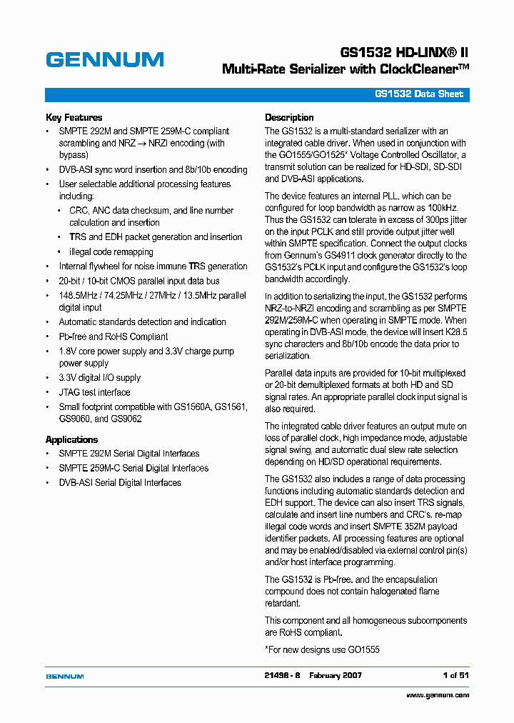 GS1532-CFE3_2668243.PDF Datasheet