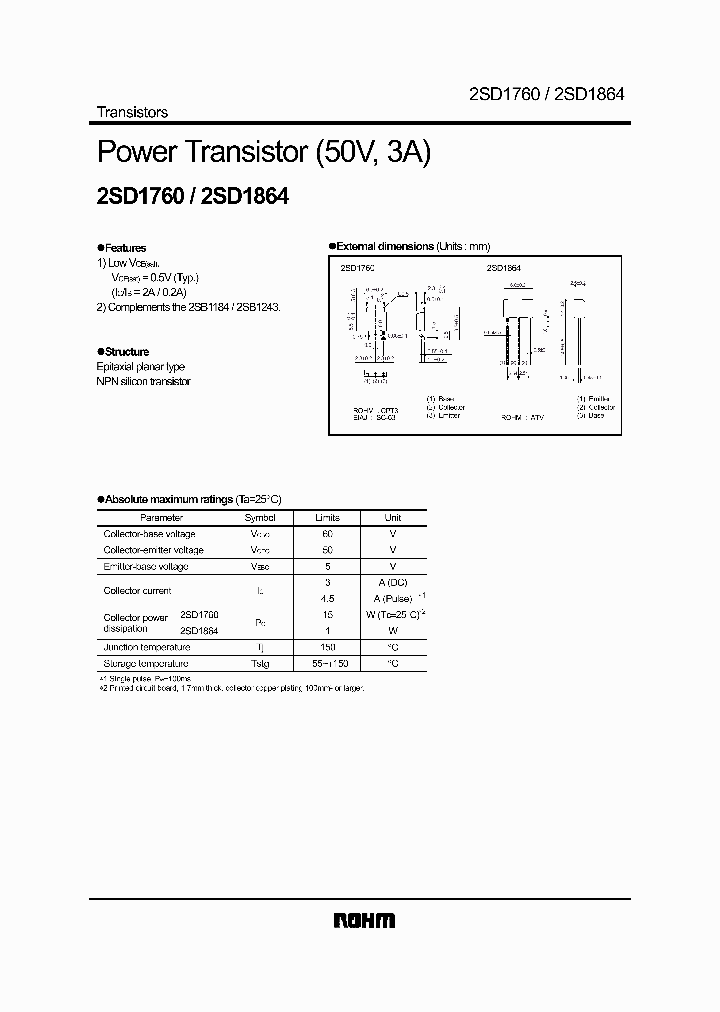 2SD1760TLP_2668581.PDF Datasheet