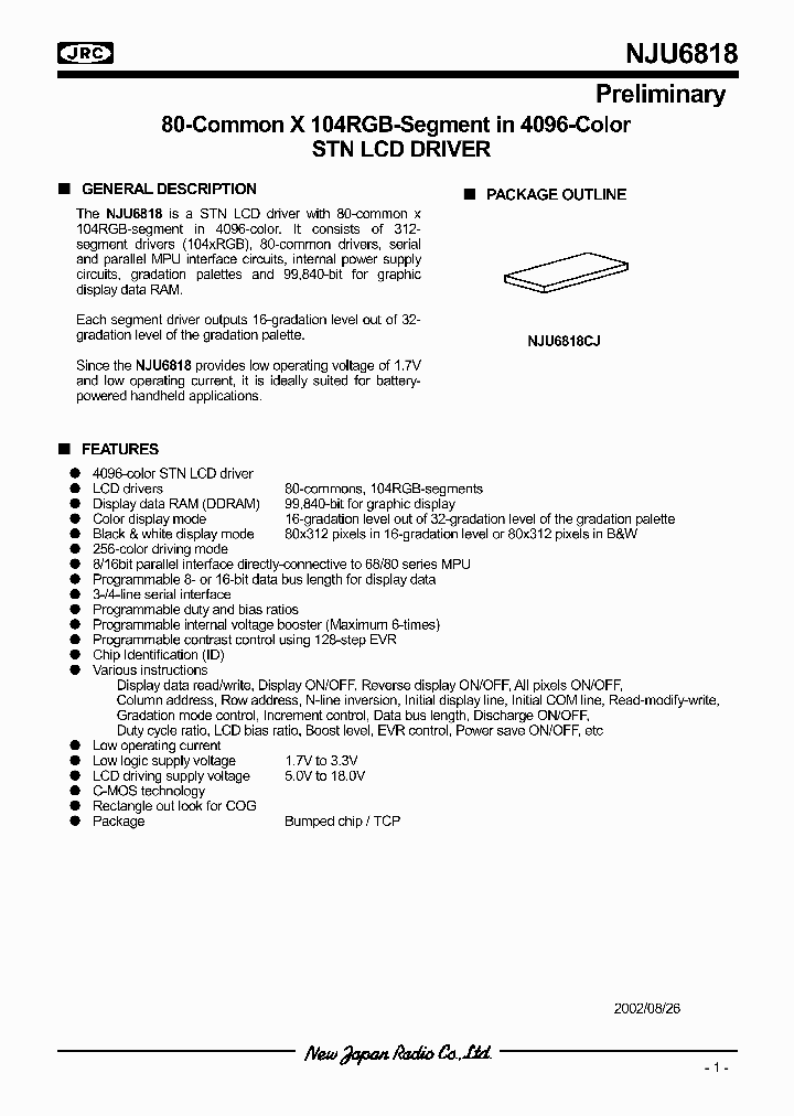 NJU6818_2669415.PDF Datasheet