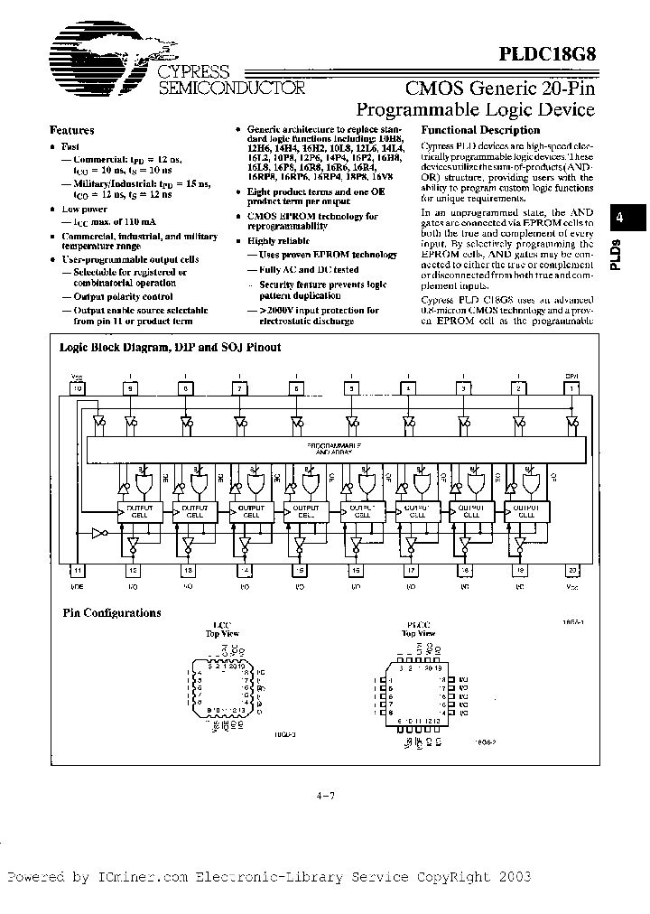 PLDC18G8-15DMB_2671477.PDF Datasheet