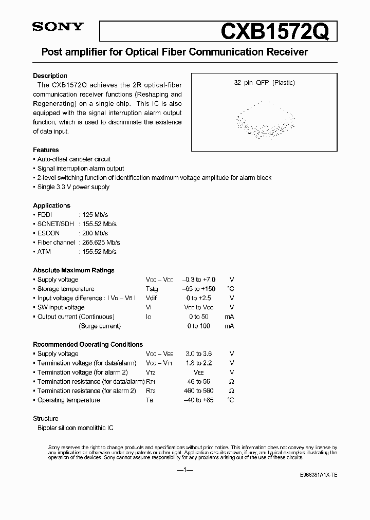 CXB1572Q_2673759.PDF Datasheet