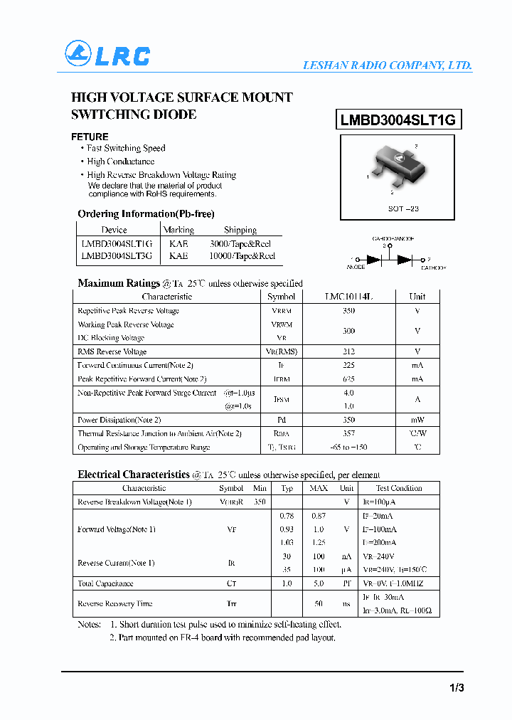 LMBD3004SLT1G_2675916.PDF Datasheet