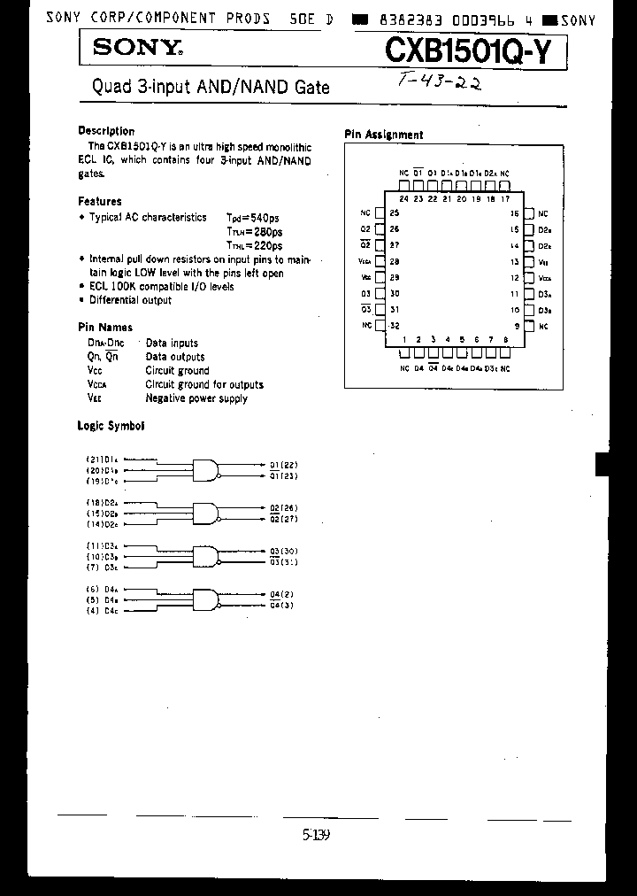 CXB1501Q-Y_2676895.PDF Datasheet