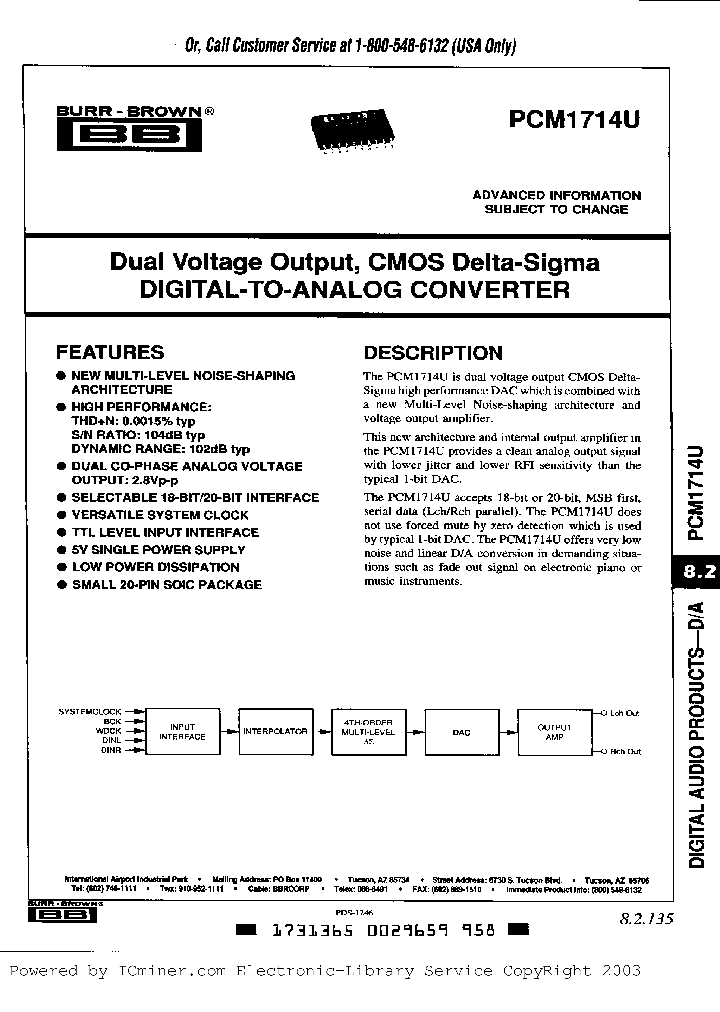 PCM1714U_2678077.PDF Datasheet