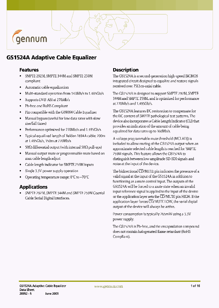 GS1524ACKDE3_2678164.PDF Datasheet