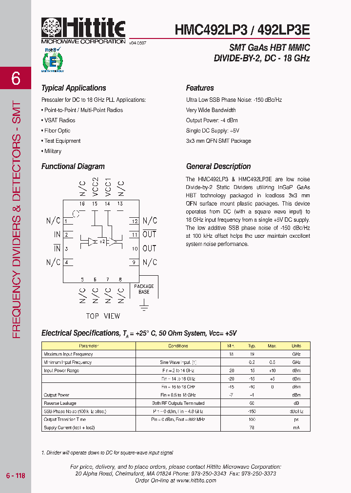 HMC492LP3E_2677883.PDF Datasheet