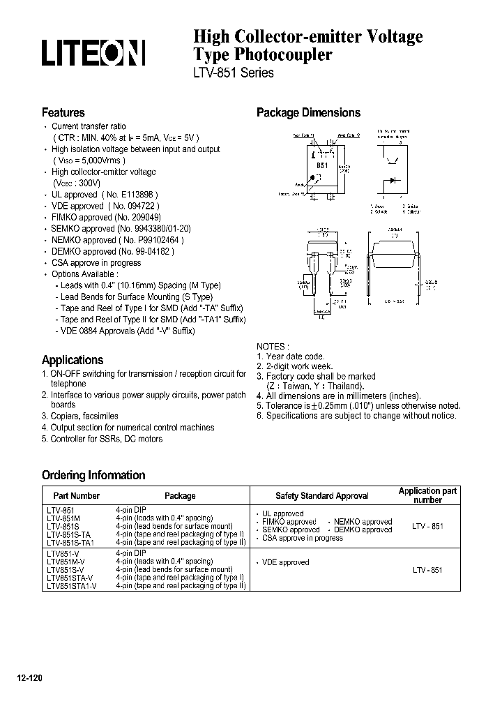 LTV851STA-V_2679022.PDF Datasheet