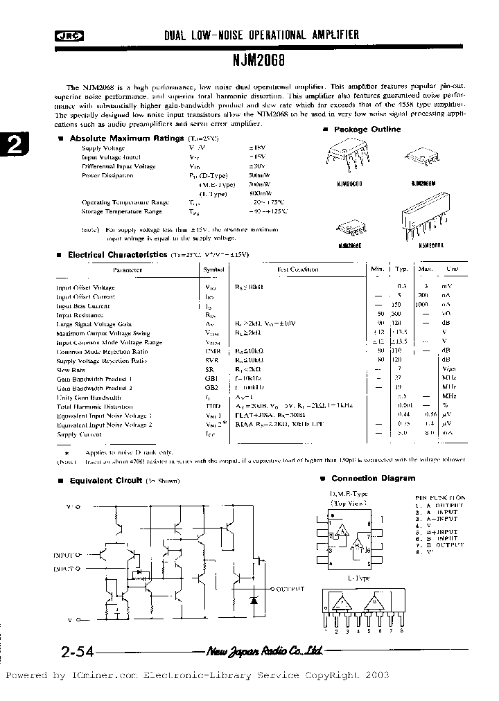 NJM2068S_2679088.PDF Datasheet
