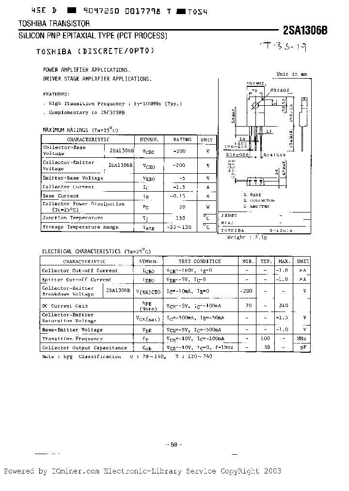 2SA1306BO_2681493.PDF Datasheet