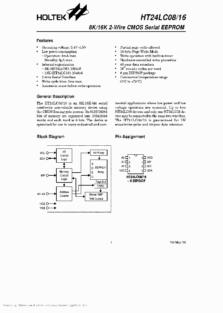HT24LC088DIP_2683217.PDF Datasheet