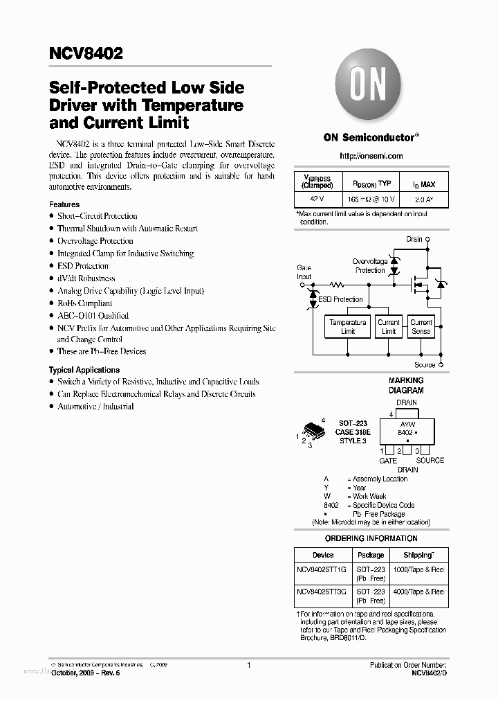 NCV8402_2685003.PDF Datasheet
