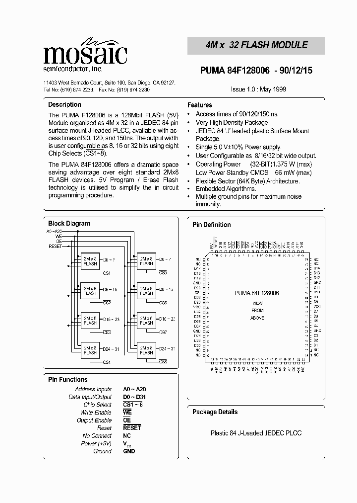 PUMA84F128006I-90_2690159.PDF Datasheet