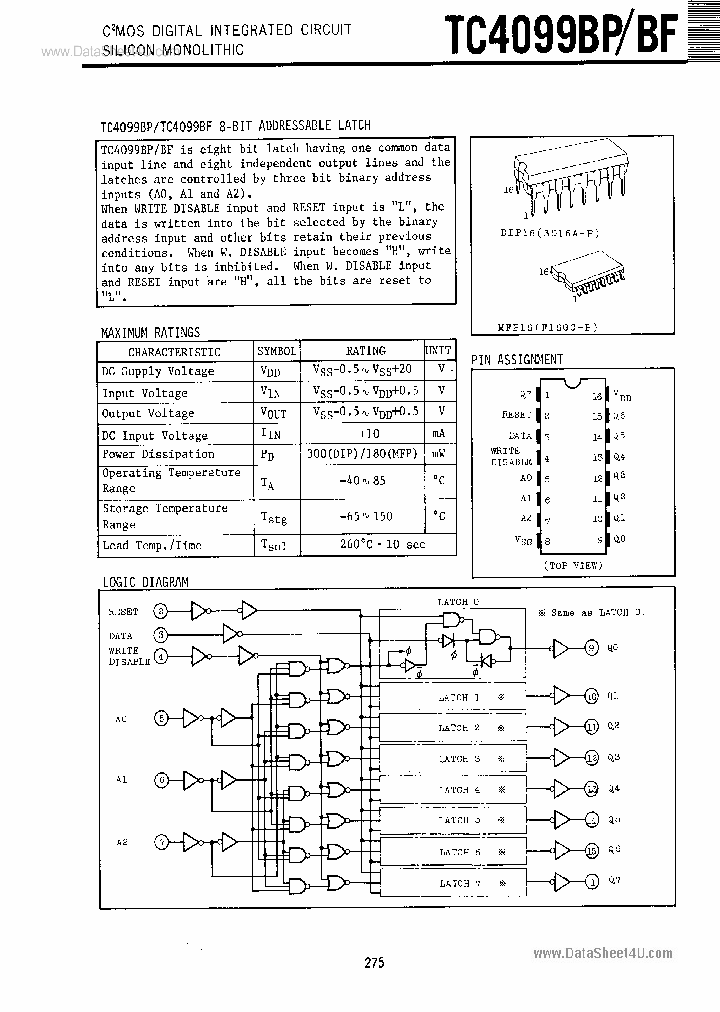 TC4099BP_2690747.PDF Datasheet