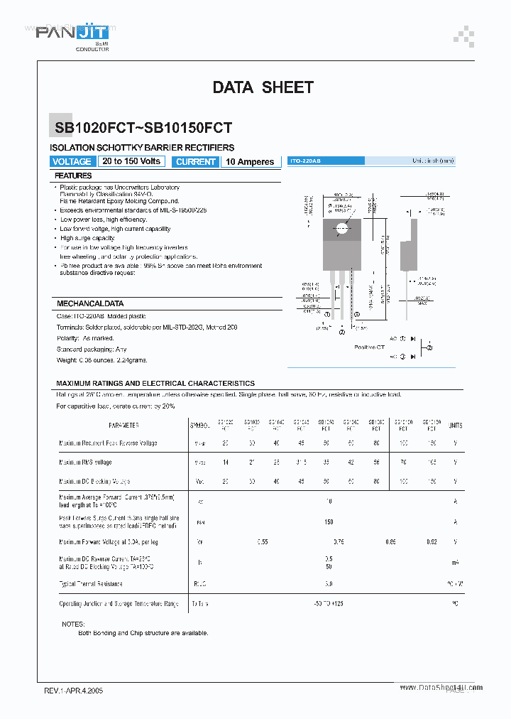SB10150FCT_2694541.PDF Datasheet