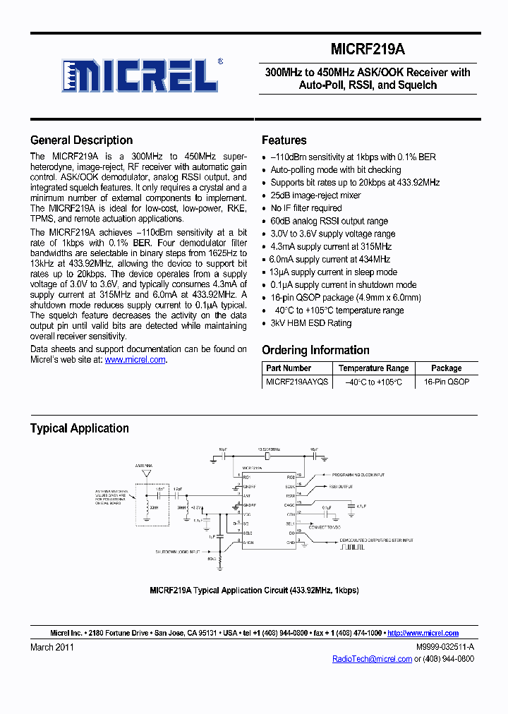 MICRF219AAYQS_2694517.PDF Datasheet