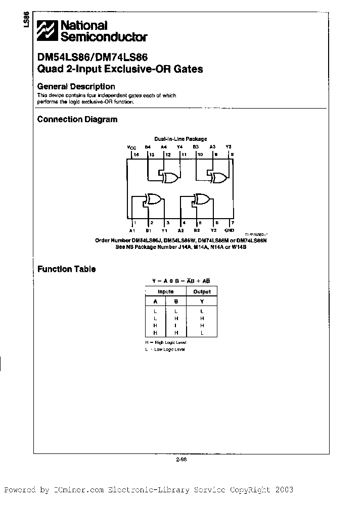 DM74LS86JA_2695640.PDF Datasheet