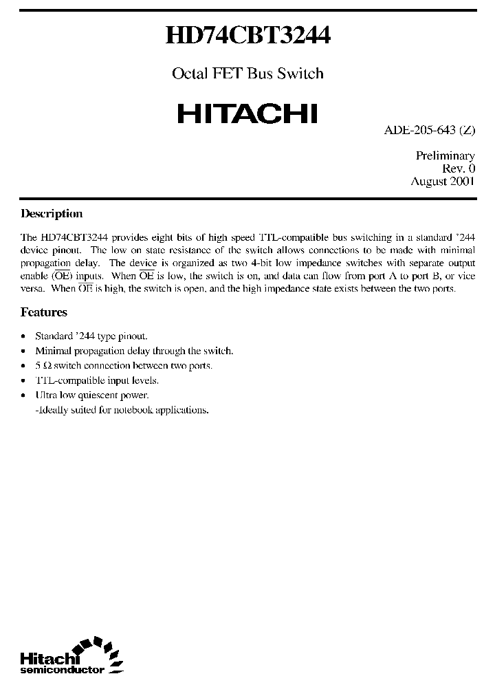 HD74CBT3244_2699256.PDF Datasheet