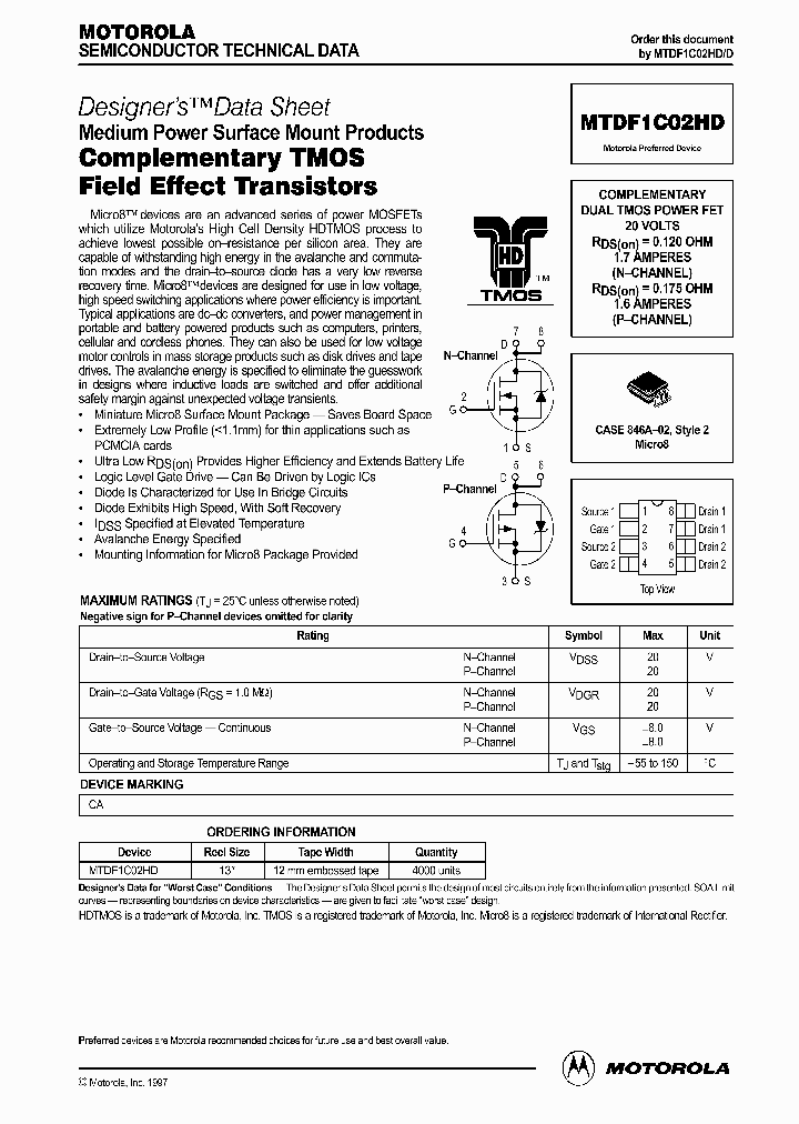 MTDF1C02HD_2699174.PDF Datasheet