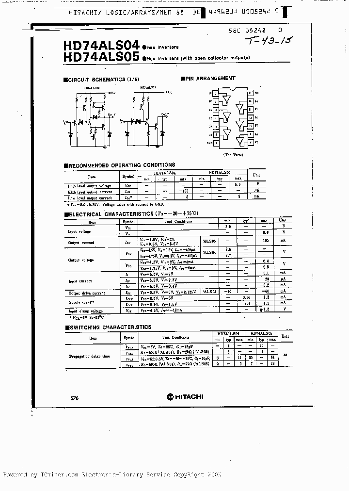 HD74ALS05_2698920.PDF Datasheet