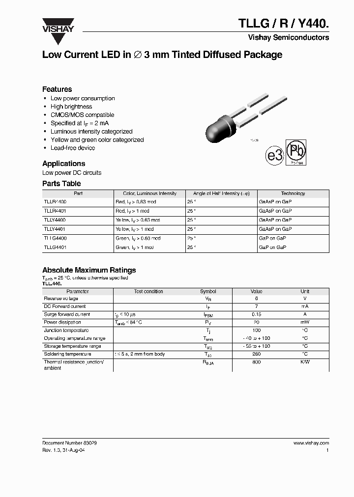 TLLY4401_2699957.PDF Datasheet