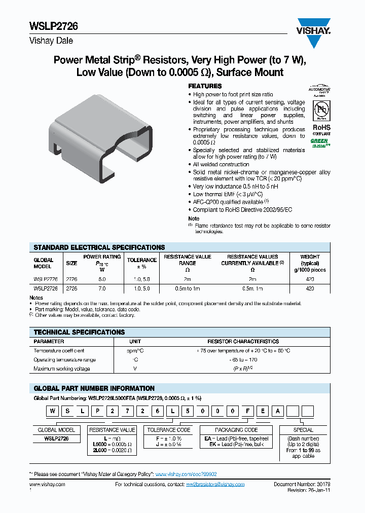 WSLP2726_2698830.PDF Datasheet