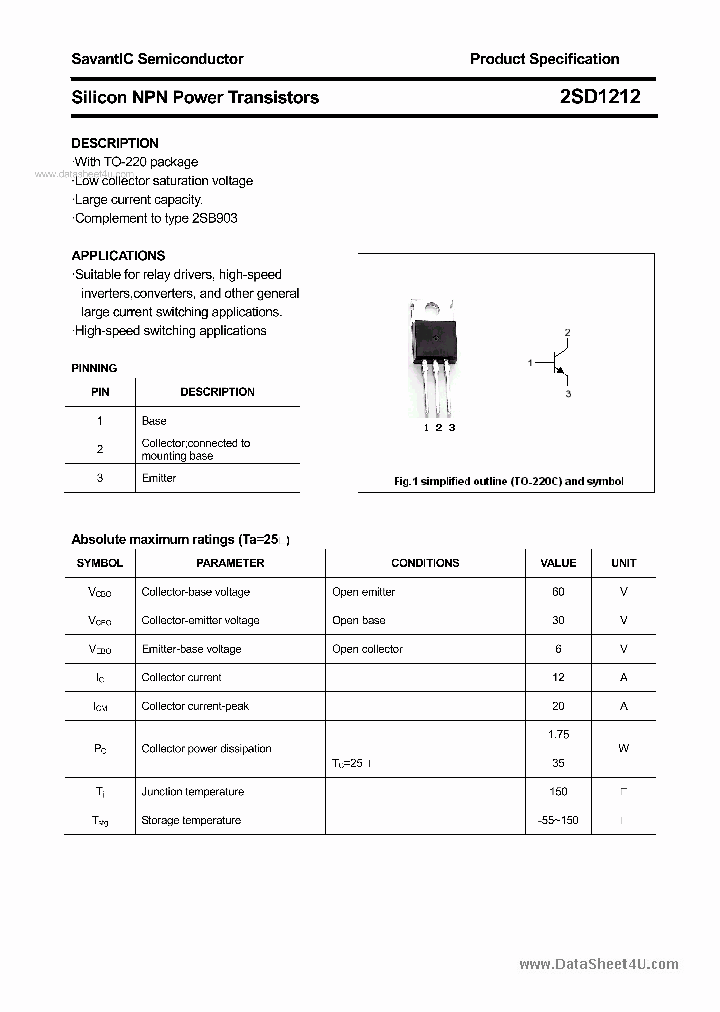 2SD1212_2700467.PDF Datasheet