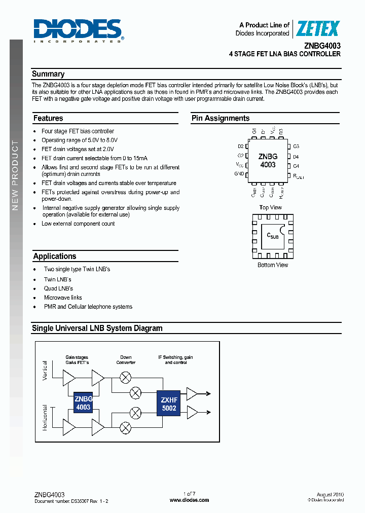 ZNBG4003JA16TC_2700474.PDF Datasheet