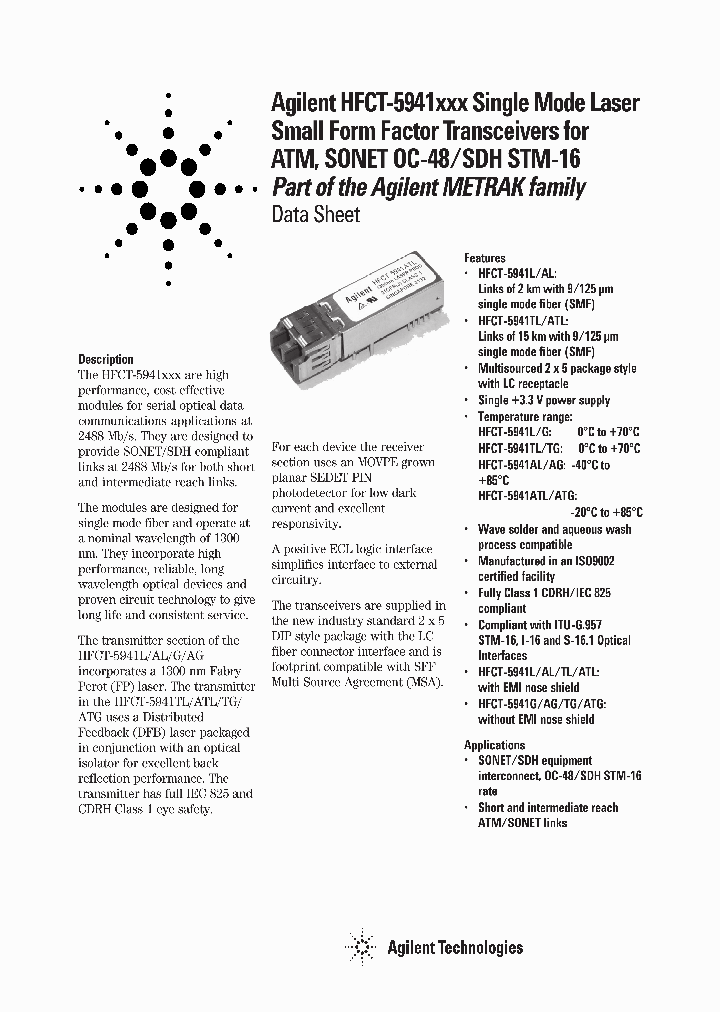 HFCT-5941TG_2702971.PDF Datasheet