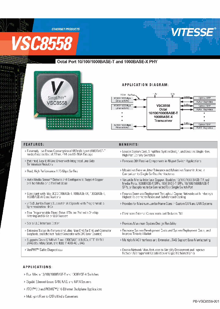 VSC8558_2705075.PDF Datasheet
